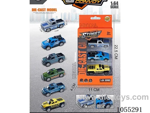 1:64 Free Wheel Alloy car in window box