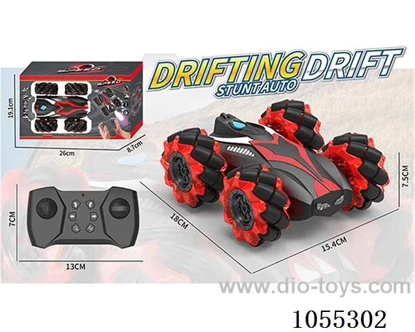 1:16 2.4G rc stunt car with spray