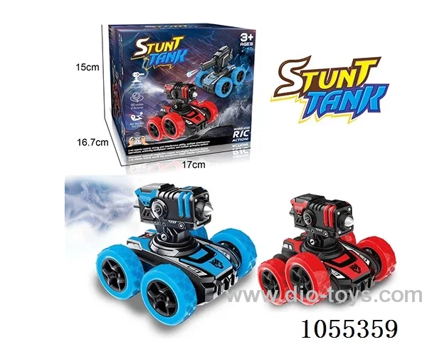 rc stunt car with light/music/spray