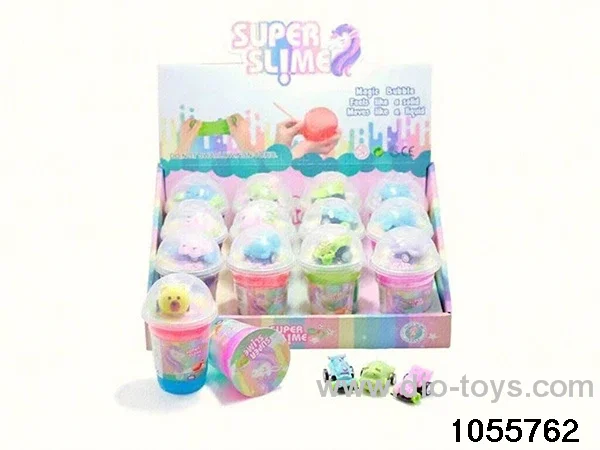 DIY mud slime 2 colors in display box