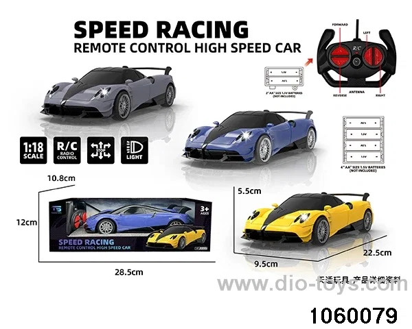 1:18 4ch RC car in window box