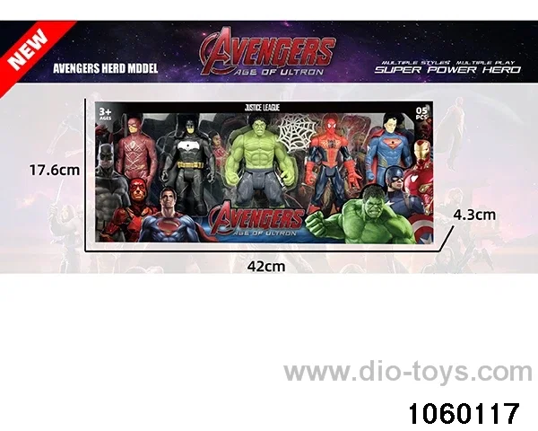Avengers Character Figurine Set in window box