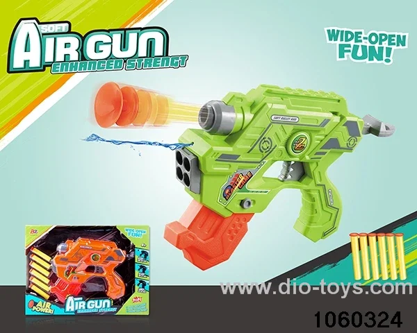 2-in-1 Softball Gun + Water Gun Set in window box