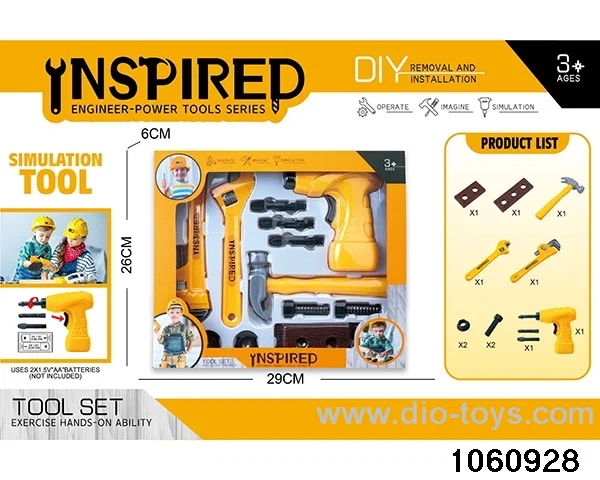 Power Tool Set in window box