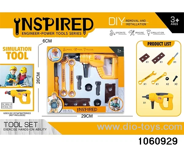 Power Tool Set in window box