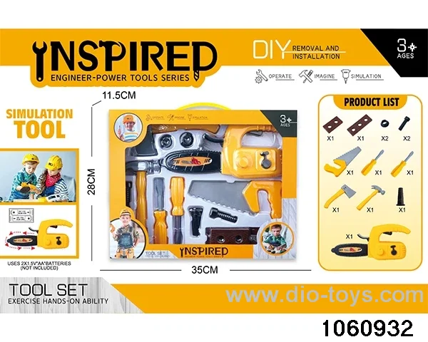 Power Tool Set in window box