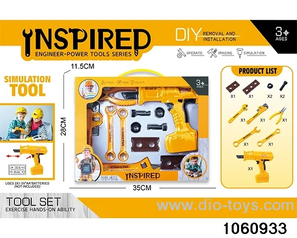 Power Tool Set in window box