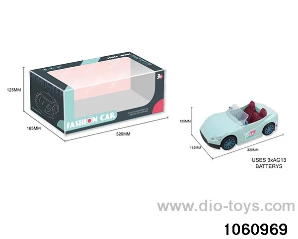 sliding vehicle with light in window box