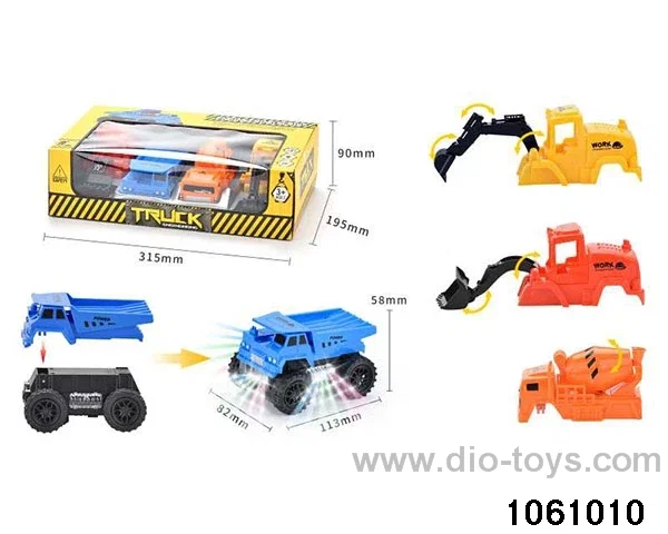 Electric Project Swap Truck with Lights Music  in window box