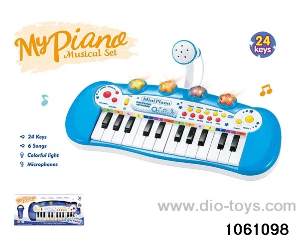 24 Keys Electronic Piano in window box
