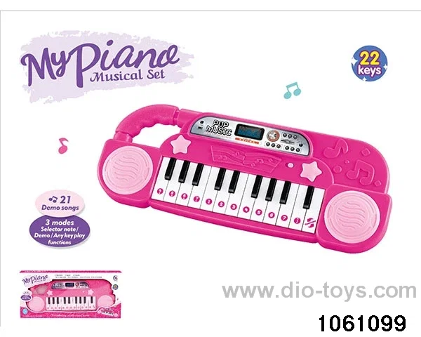 22 Keys Electronic Piano in window box