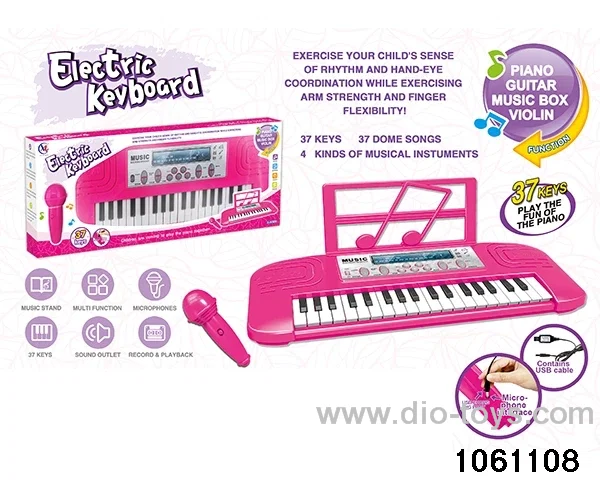37 Keys Electronic Piano in window box