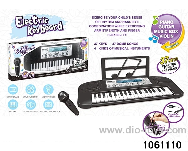 37 Keys Electronic Piano in window box