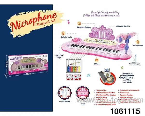 37 Keys Electronic Piano in window box