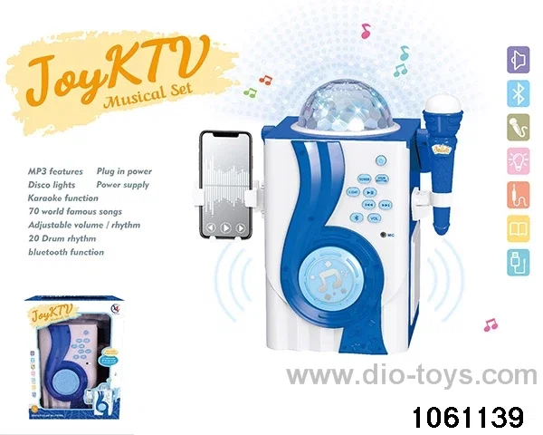 karaoke machine in window box