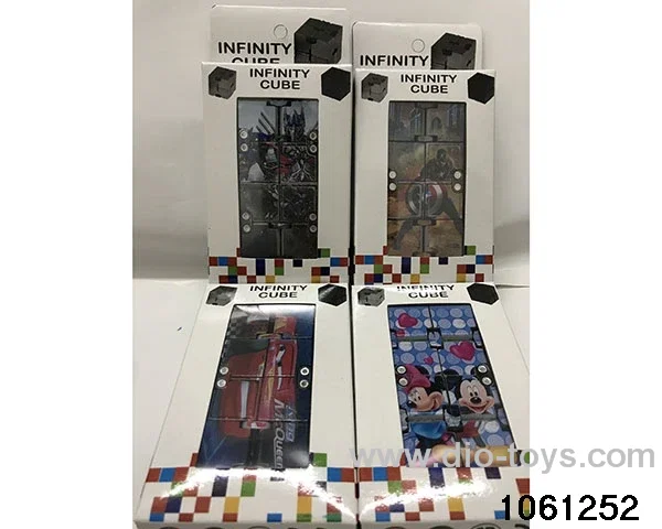 Rubik's cube in color box
