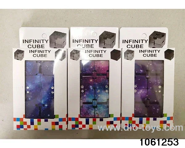 Rubik's cube in color box
