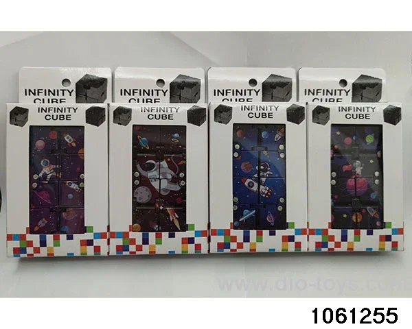 Rubik's cube in color box