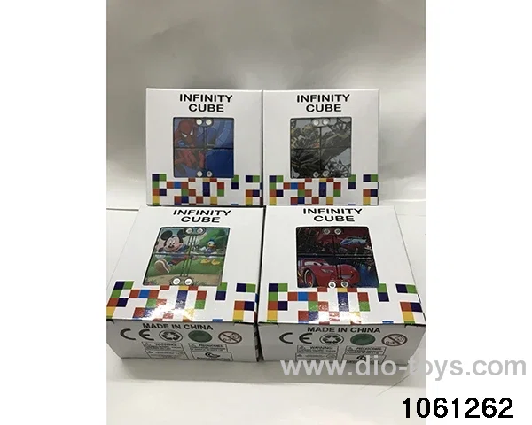 Rubik's cube in color box