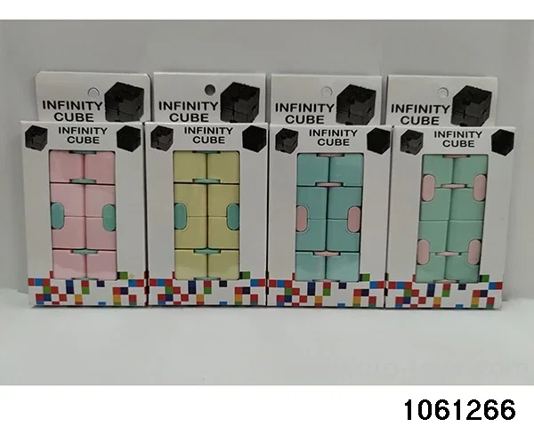 Rubik's cube in color box