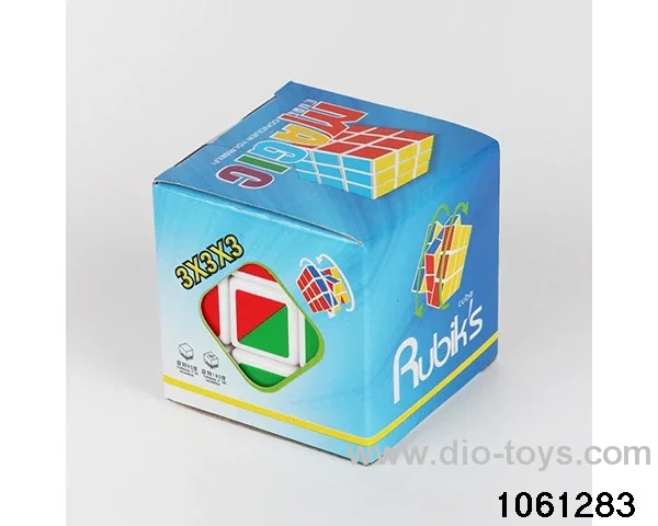 Rubik's cube in color box