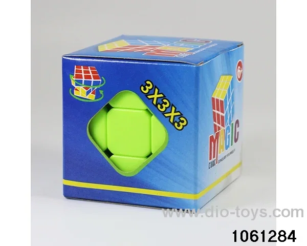 Rubik's cube in color box
