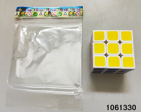 Rubik's cube in opp bag