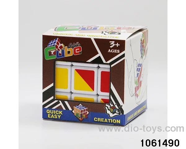 Rubik's cube in window box