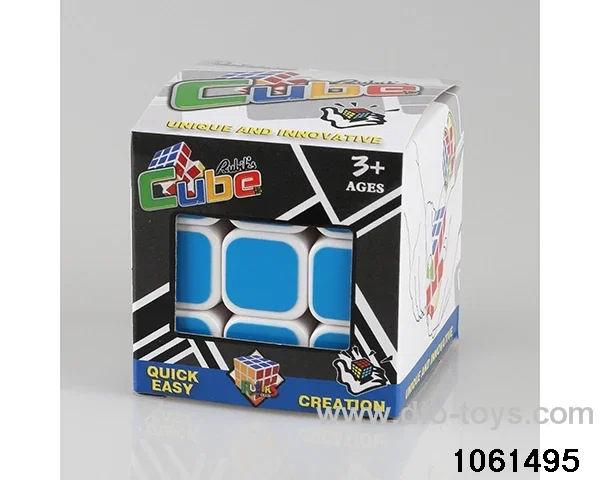 Rubik's cube in window box