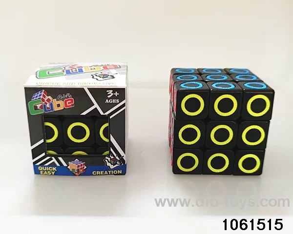 Rubik's cube in color box