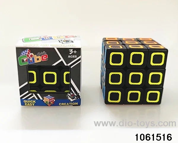 Rubik's cube in color box