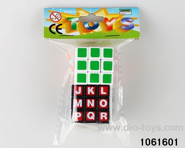 Rubik's cube in poly bag header