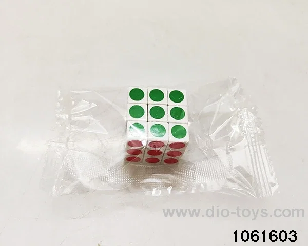 Rubik's cube in opp bag