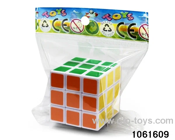 Rubik's cube in opp bag