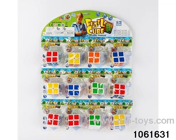 Rubik's cube in opp bag