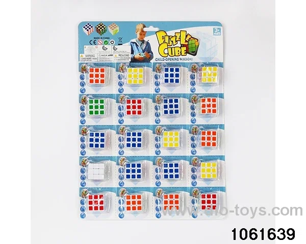 Rubik's cube in blister
