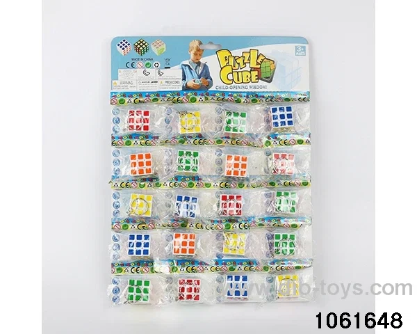 Rubik's cube in opp bag