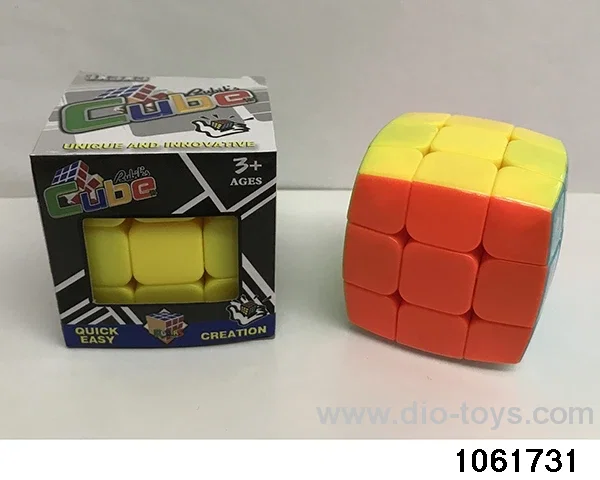 Rubik's cube in color box