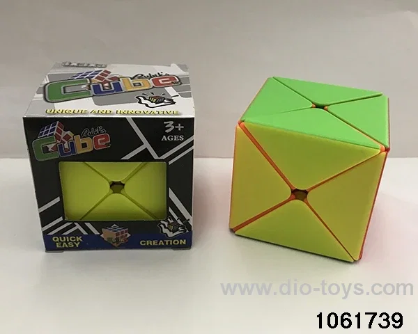 Rubik's cube in color box