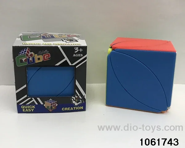 Rubik's cube in color box