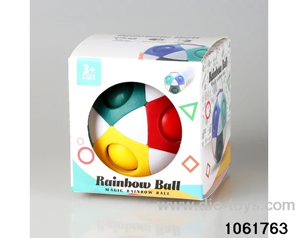 Football Rainbow Ball in color box