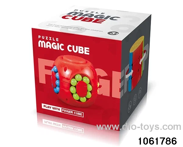Rubik's cube in color box