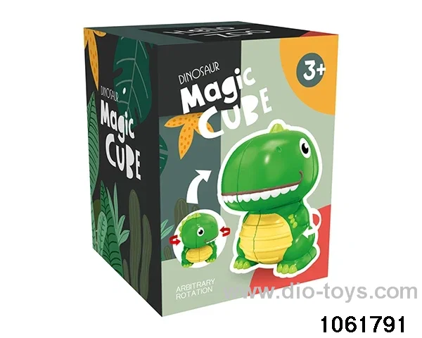 Rubik's cube in color box