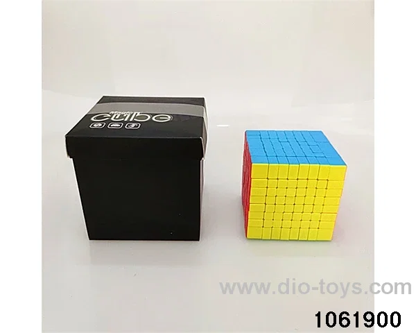 Rubik's cube in color box