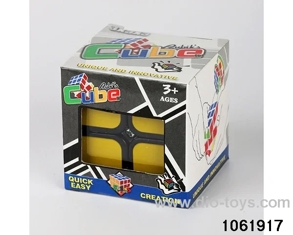 Rubik's cube in window box