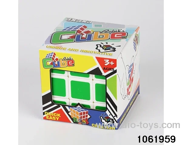 Rubik's cube in window box