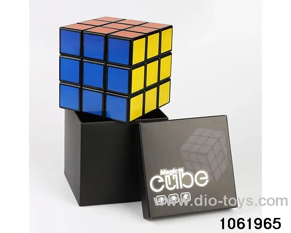 Rubik's cube in color box