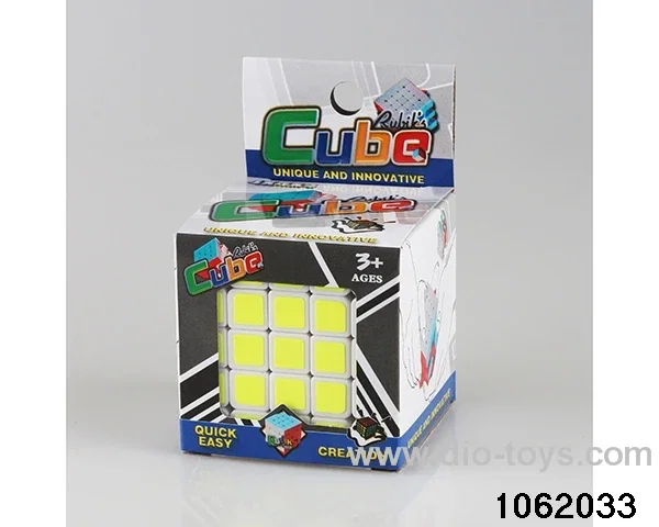 Rubik's cube in color box
