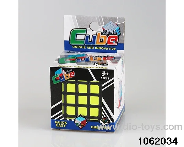 Rubik's cube in color box