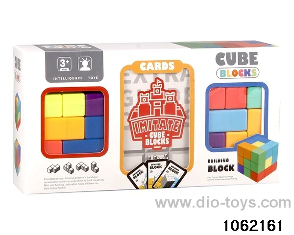 Rubik's cube in color box